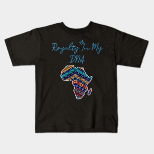 Africa Map, African Pattern, Royalty Kids T-Shirt